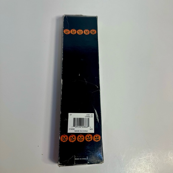 NWT. Vintage Halloween Taper Candles skeleton and black cat in Pumpkin 2 Set 10" - Picture 5 of 15